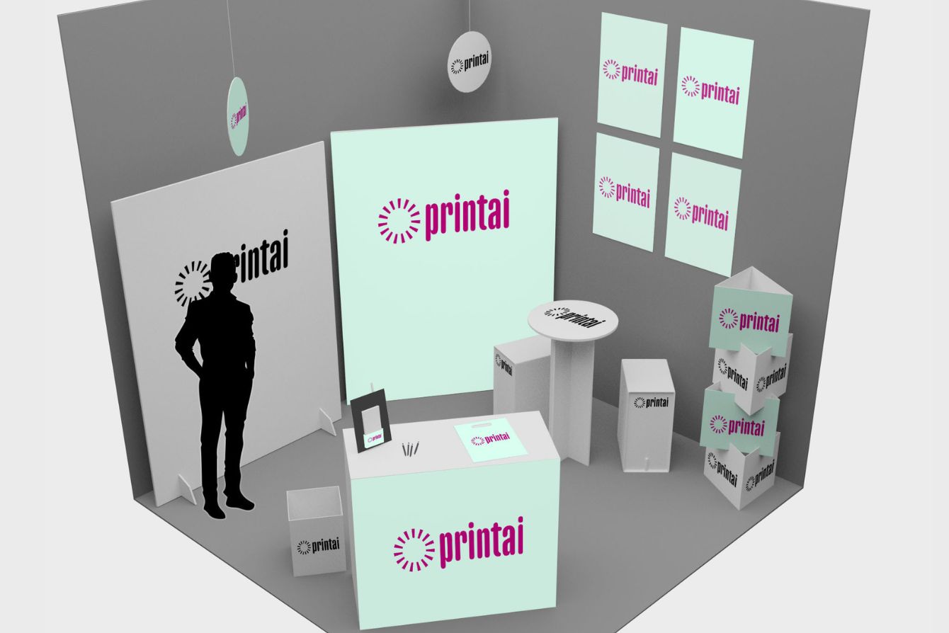 Stand personalizado premium Stand de feria fabricado e impreso en españa por tu imprenta online de confianza