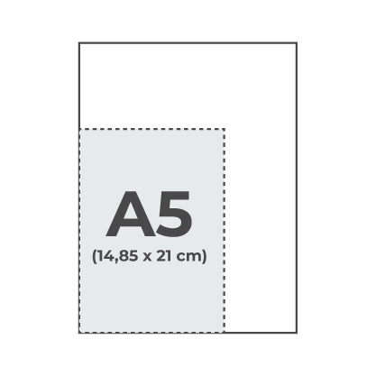 DIN A5 (14,8x21cm)