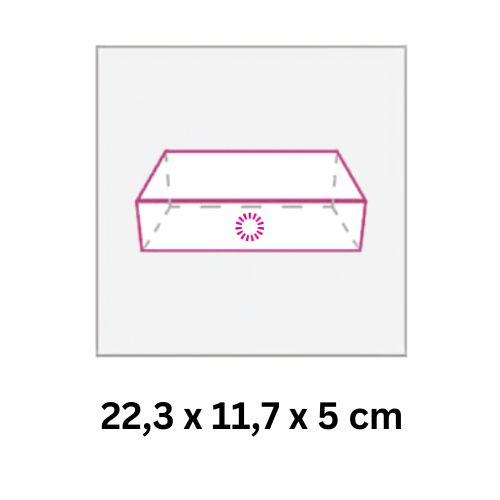 22,3 x 11,7 x 5 cm