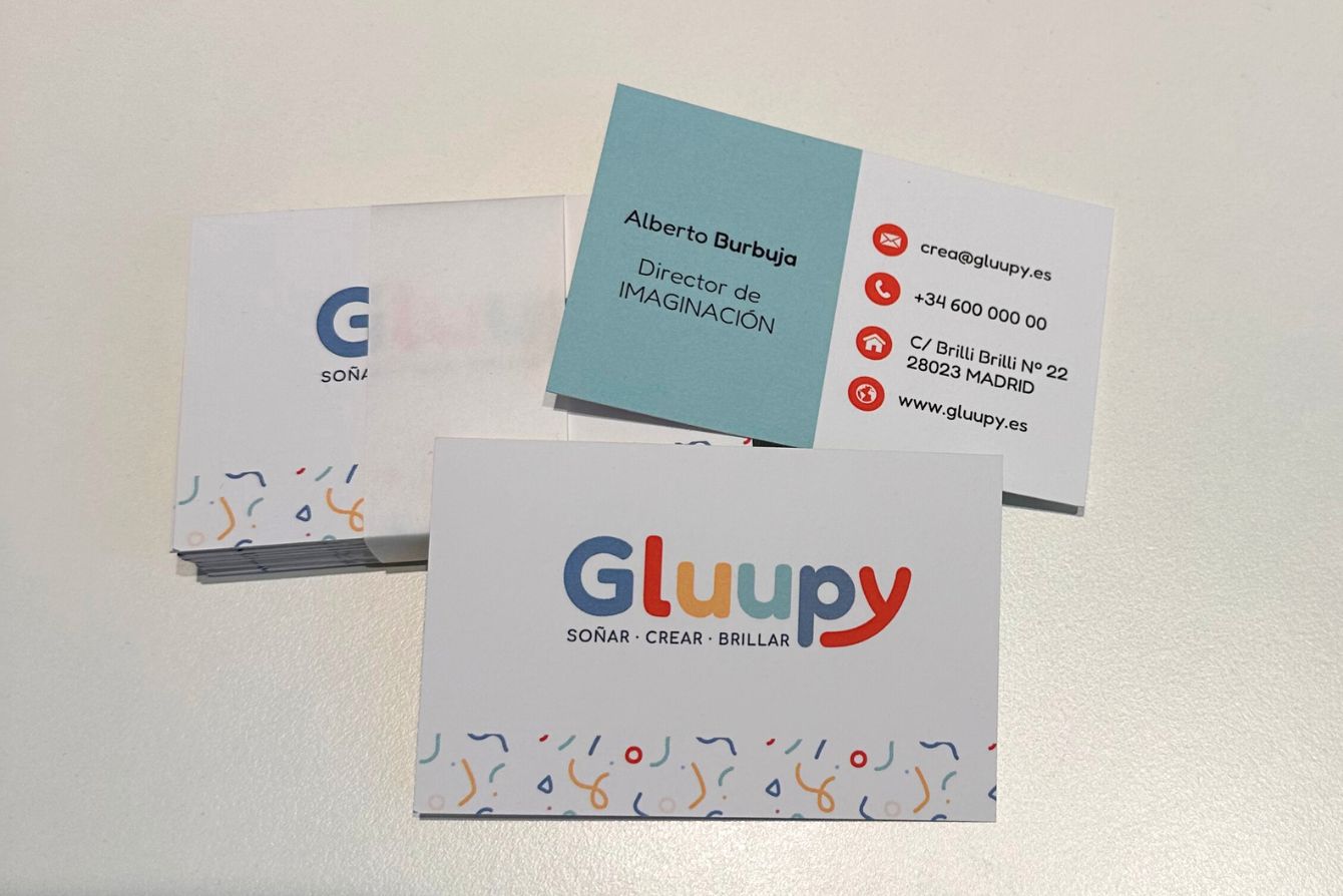 Tarjetas de visita Gluupy