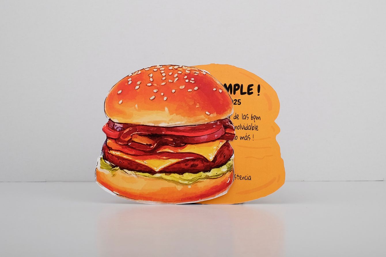 Invitacion troquelada