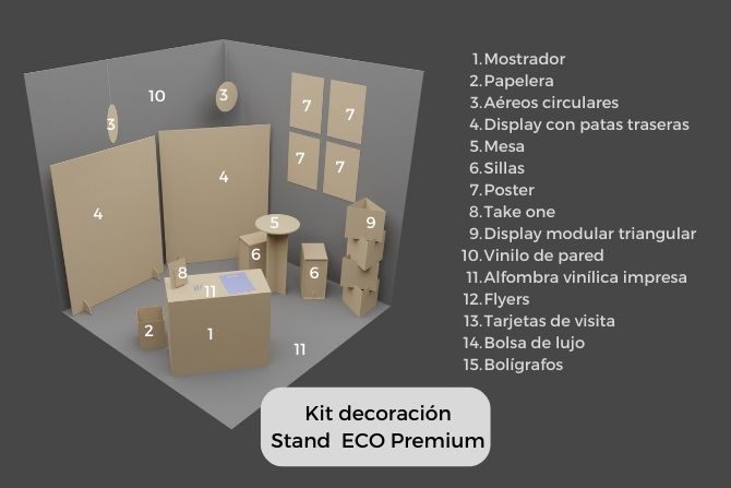 stand premium eco piezas