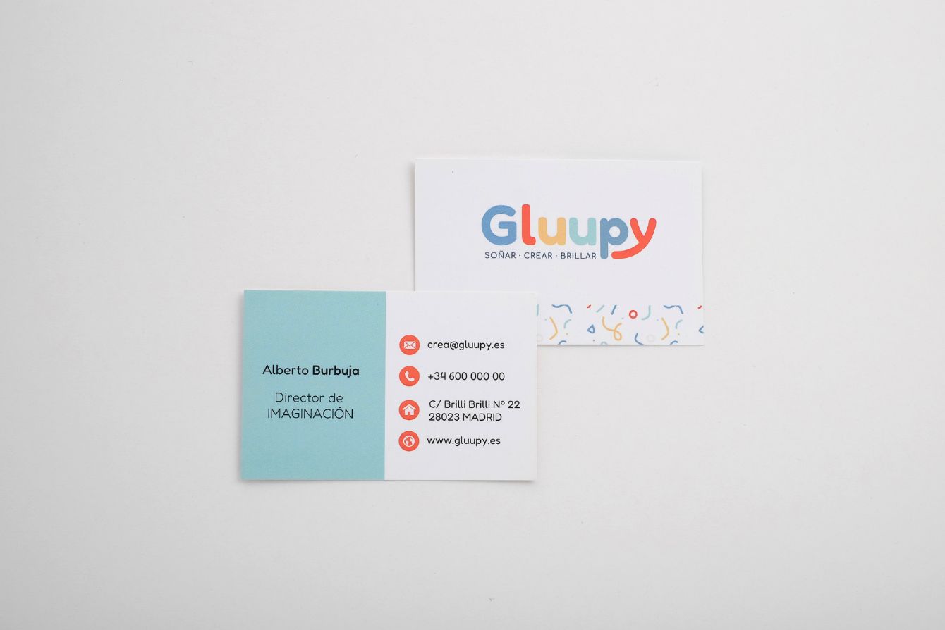 tarjetas de visita Gluupy