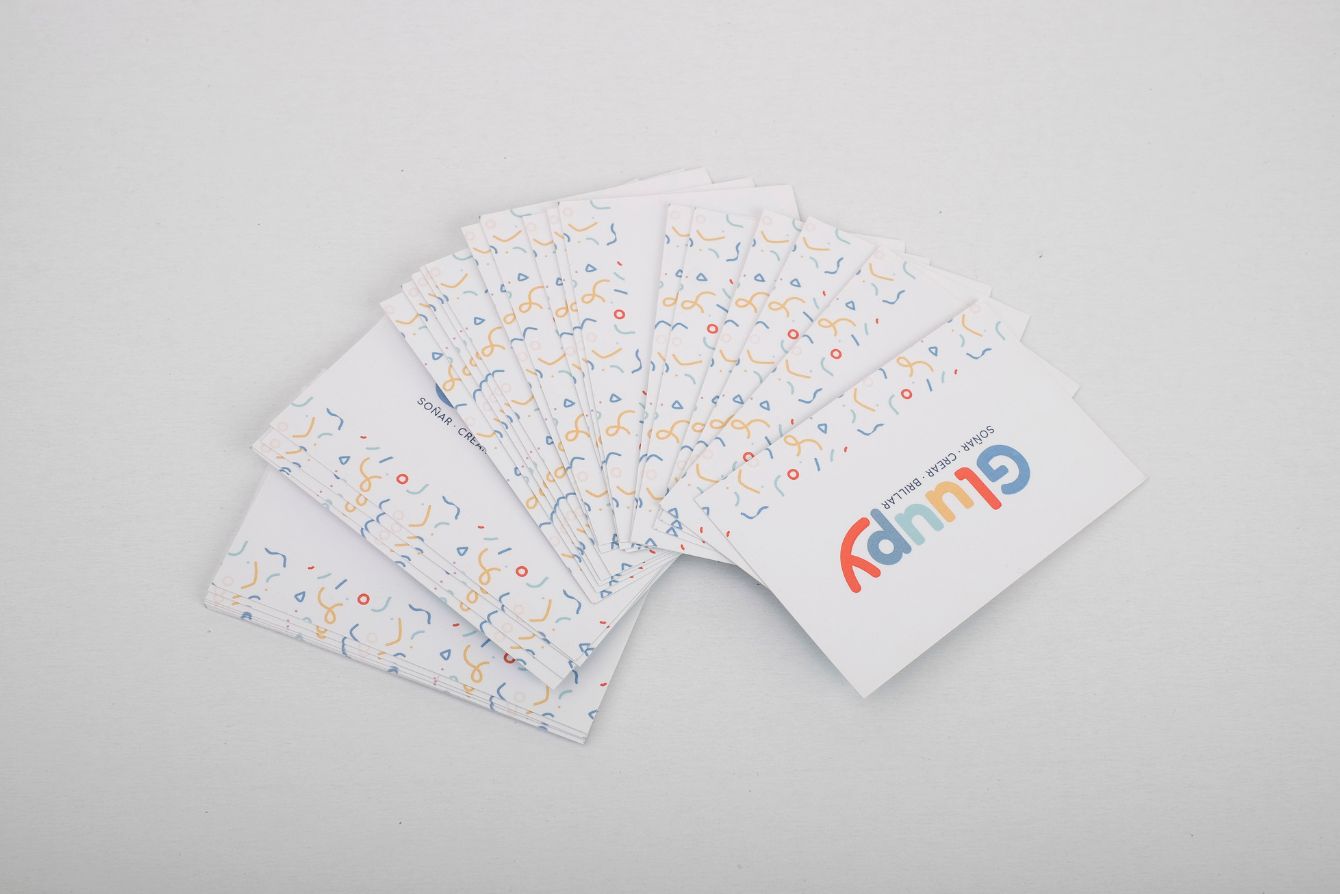 tarjetas gluupy abanico