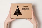 caja solapas navidad