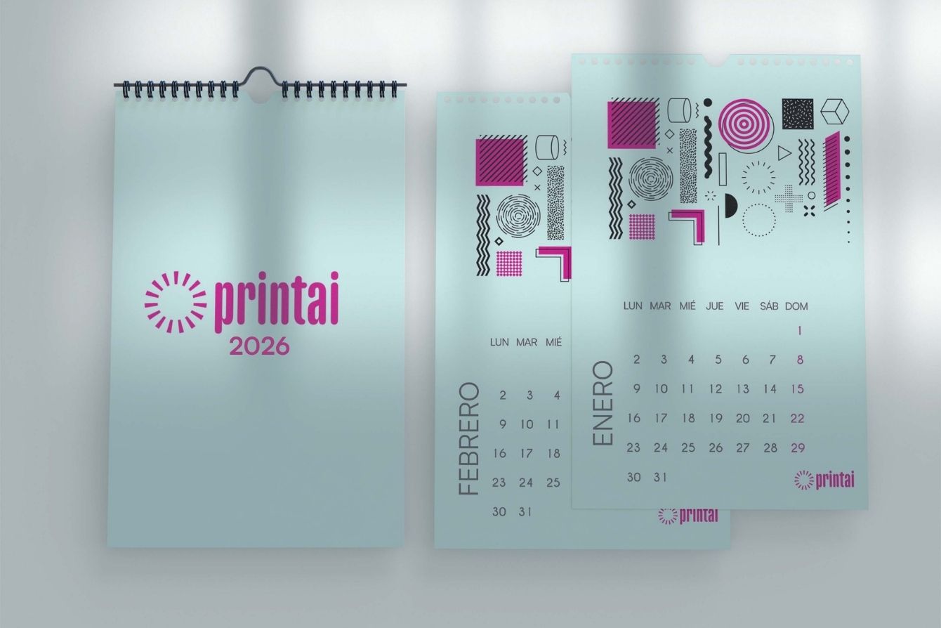 calendario pared 2026 printaii