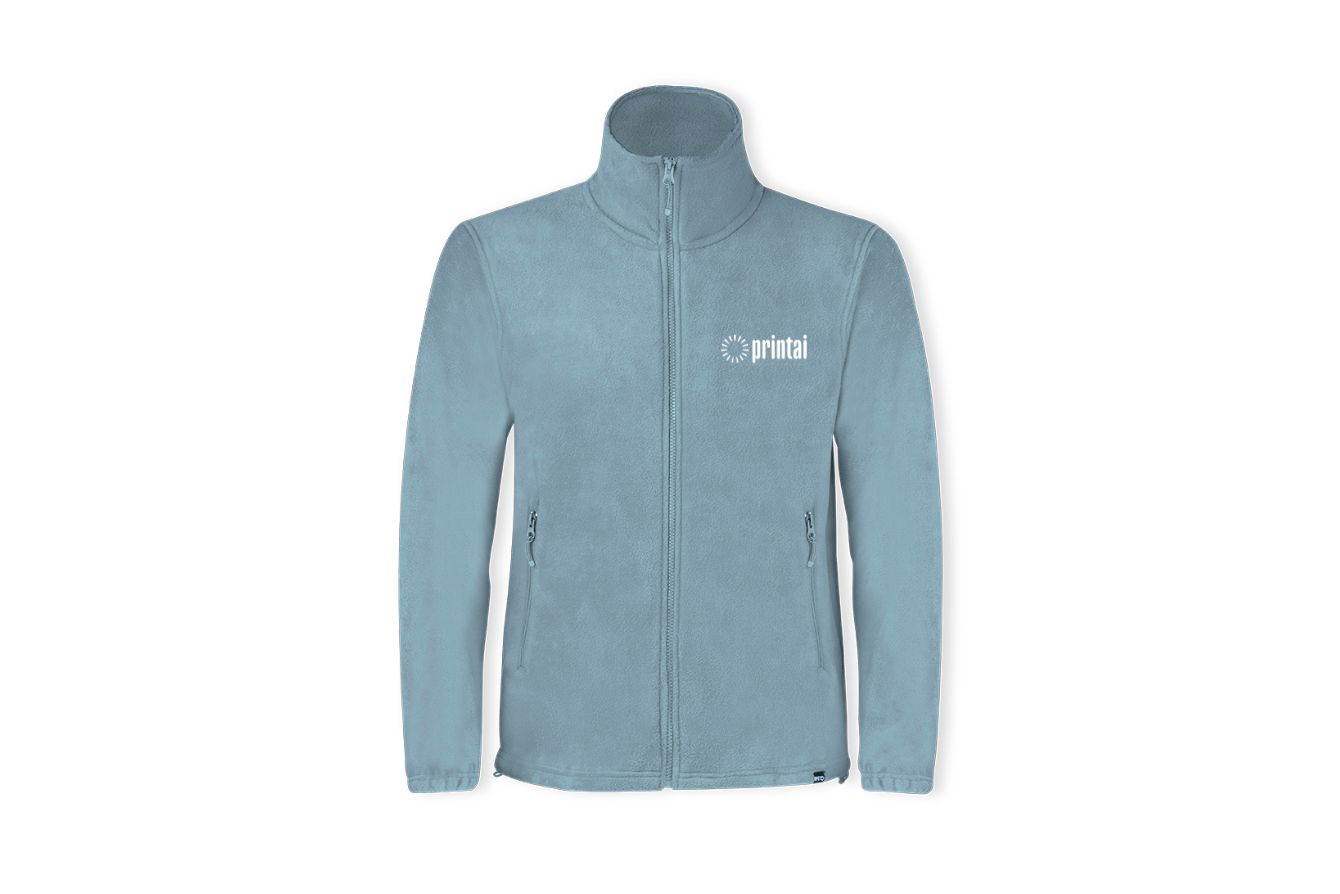 chaqueta polar gris