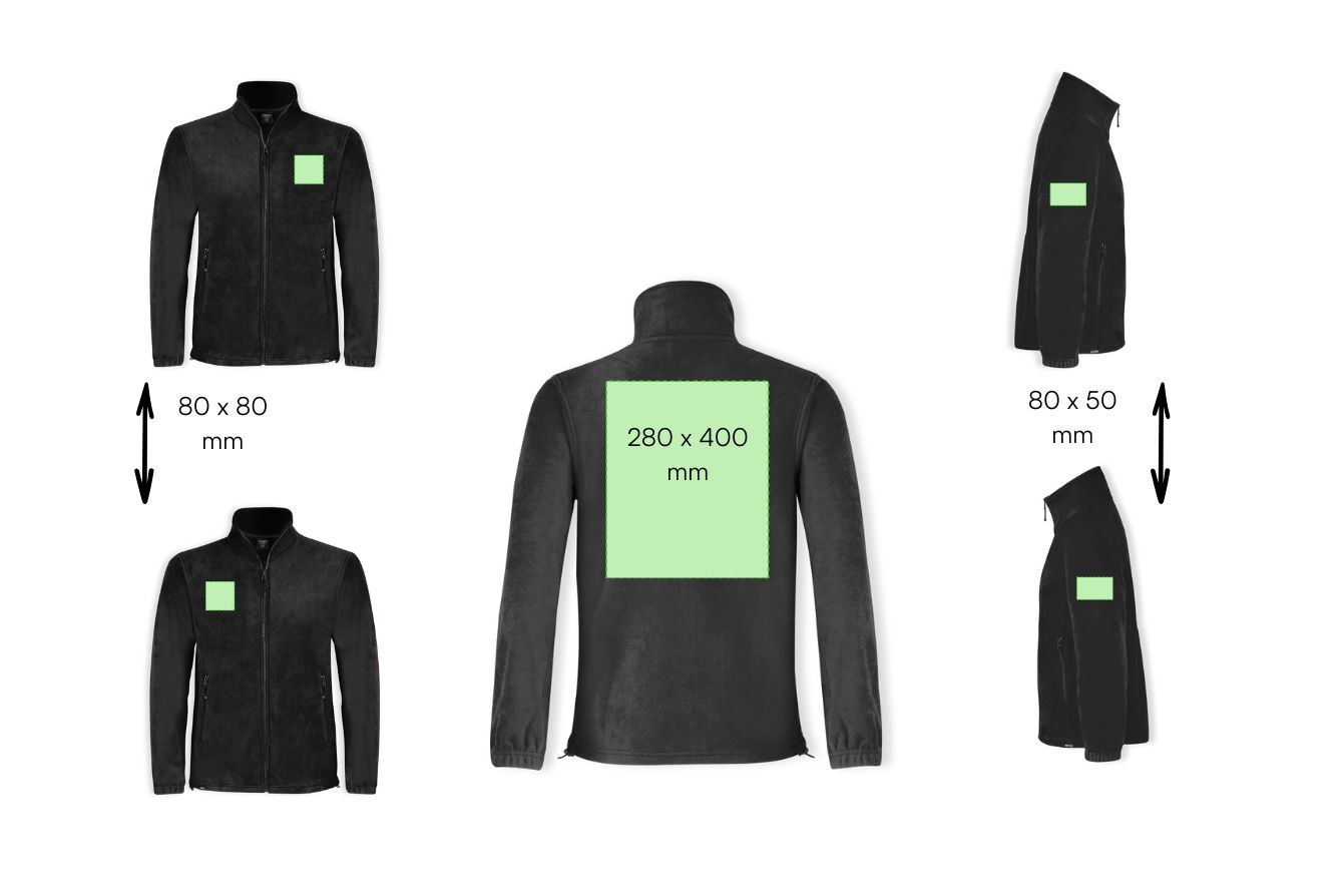 chaqueta polar zona marcaje
