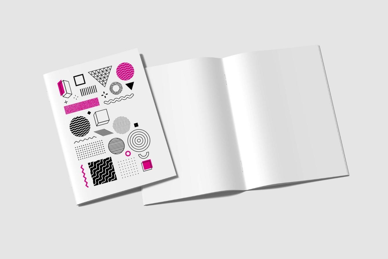 catalogos y revistas grapados portada