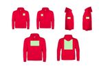 Sudadera con capucha Túnez zonas marcaje