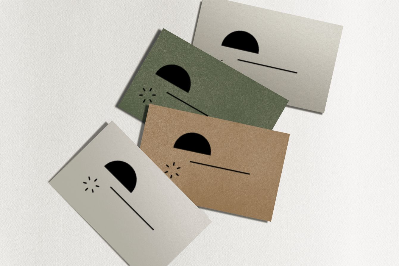 tarjetas eco colores