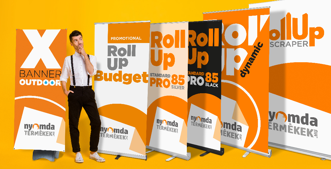 Hogyan válasszak roll-upot, x-bannert?