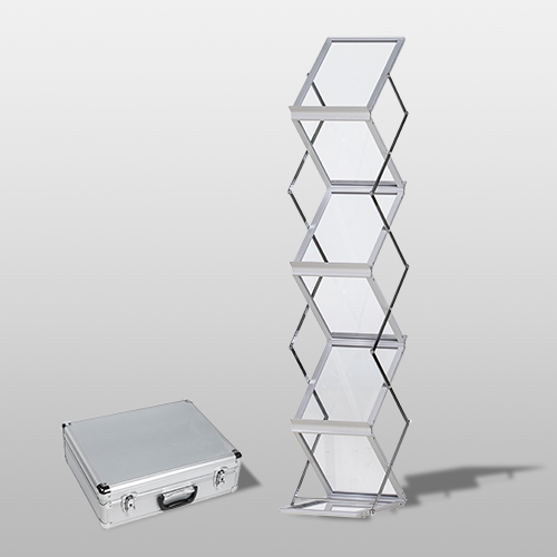 kinyitható prospektustartó állvány