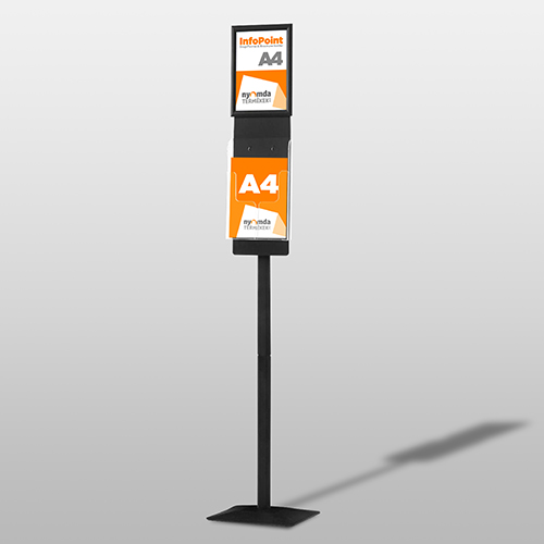 InfoPoint SnapFrame | brochure holder Várakoztatótábla prospektustartóval