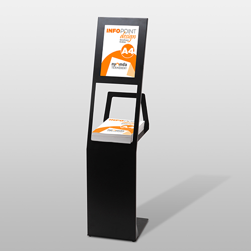 Információs állvány prospektustartóval