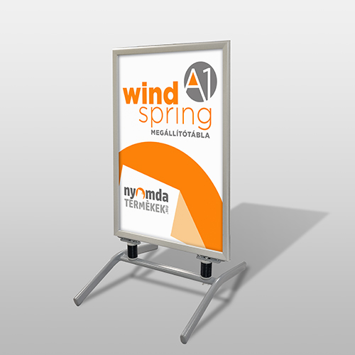 Kültéri megállítótábla A1