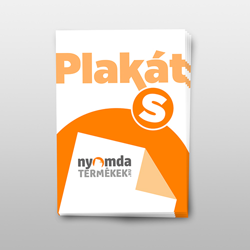 Kisméretű plakát színes nyomtatással