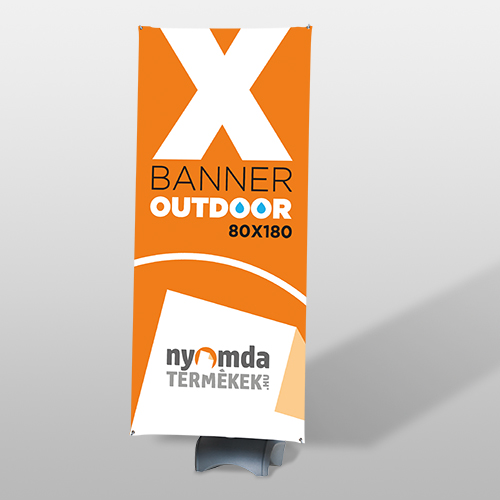 X-Banner outdoor kültéri