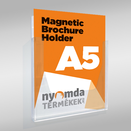 Magnetic Brochure Holder in action