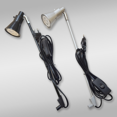 Roll-Up LampONE LED lámpa fekete és ezüst