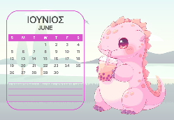 2026 Dino Calendar