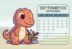 2026 Dino Calendar