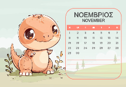 2026 Dino Calendar