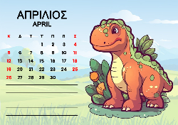 2026 Dino Calendar