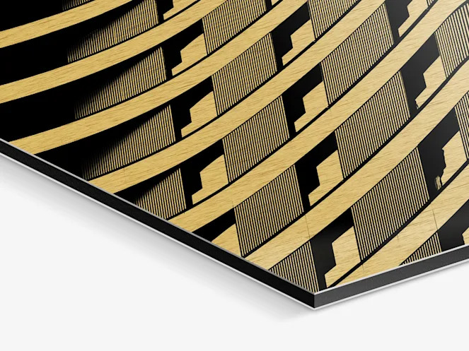 Gold Aluminum buttlerfinish