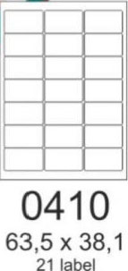 Square stickers Matte 20