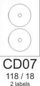 Square stickers Matte 10