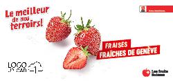 Fraises fraîches de Genève