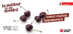 Cerises fraîches Fribourgeoises