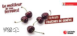 Cerises fraîches de Genève