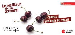 Cerises fraîches du Valais