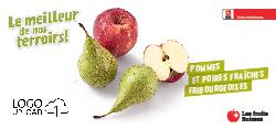 Pommes et Poires fraîches Fribourgeoises