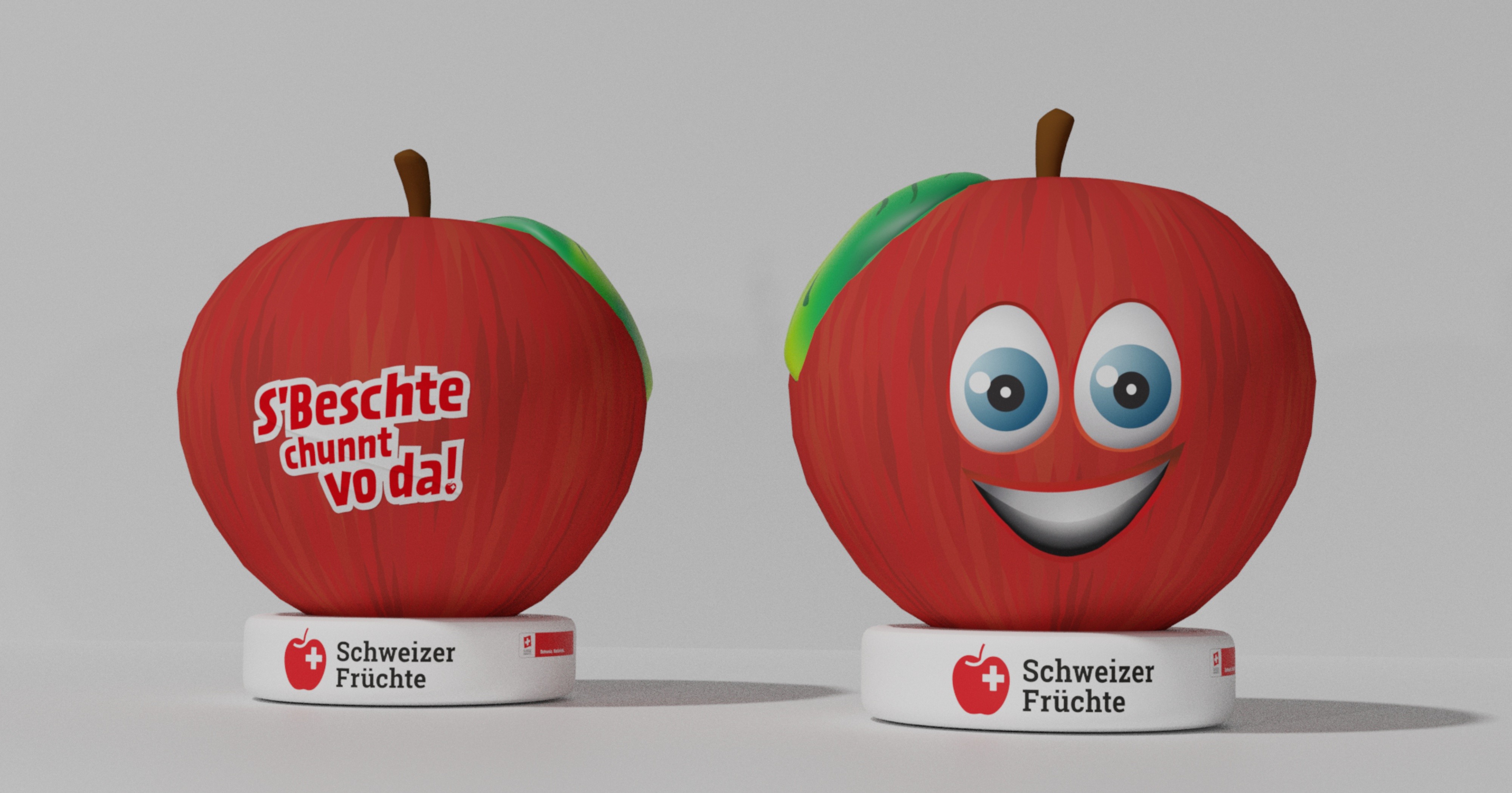Aufblasbare Frucht Apfel