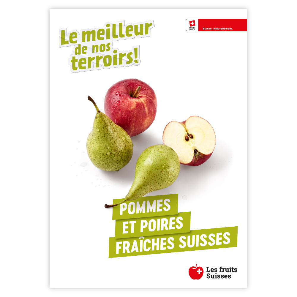 Pommes et Poires Fraîches Suisses