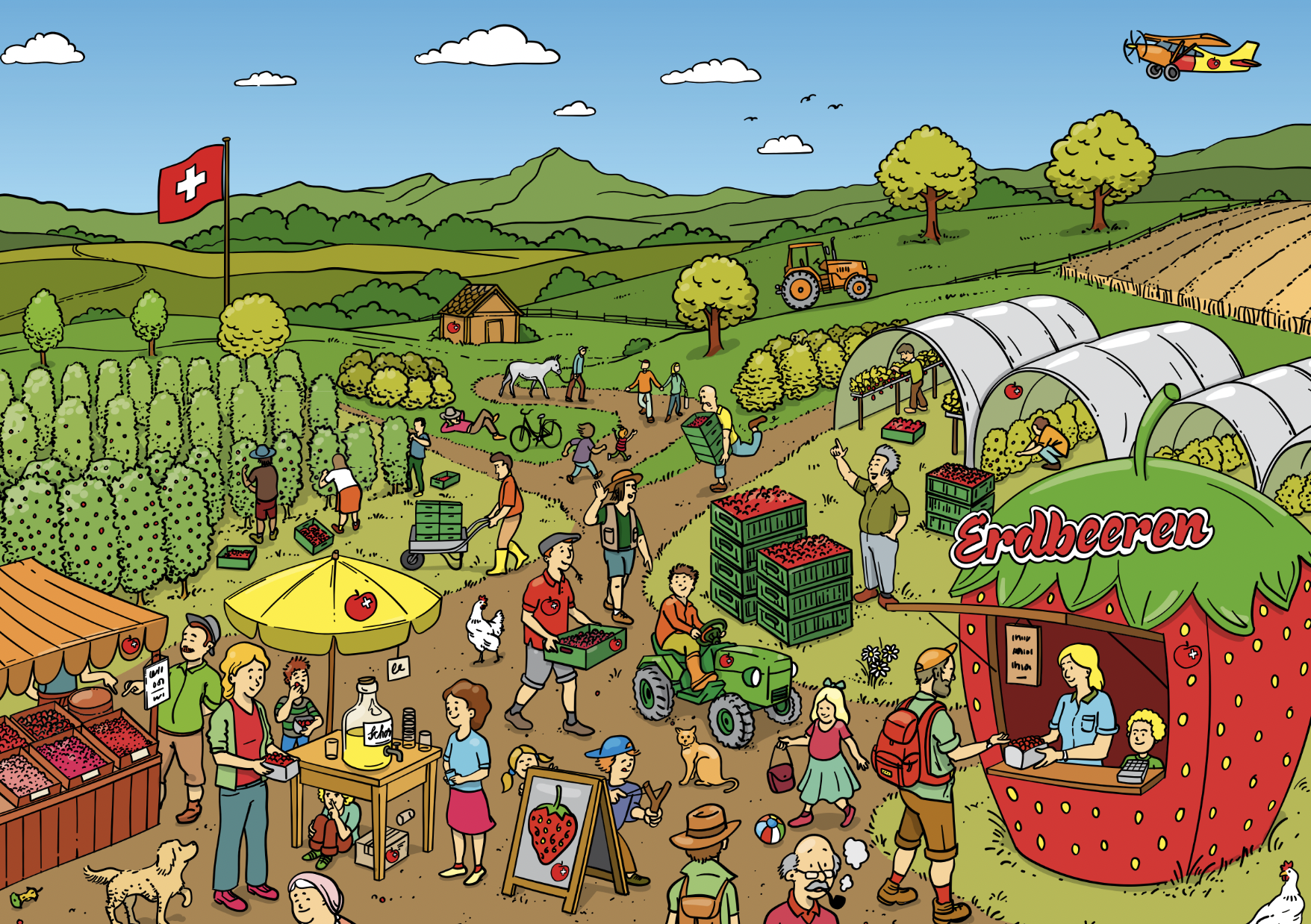Wimmelbild Beeren 1