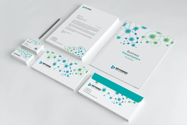 Business Card Template 12 — Geometric Circles FRONT