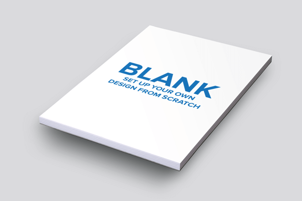 Notepad Template - A6 Size (Portrait) - BLANK