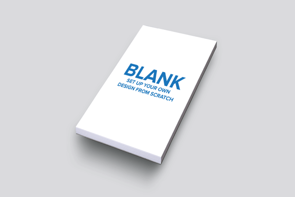 Notepad Template - DL Size (Portrait) - BLANK