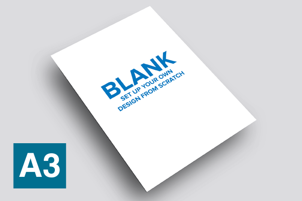 BLANK A3 Poster Template – PORTRAIT dimensions