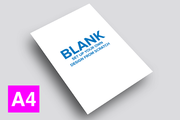 BLANK A4 Flyer Template – PORTRAIT dimensions