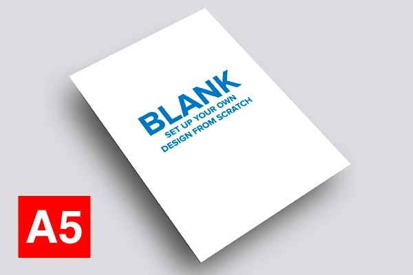 BLANK A5 Flyer Template – PORTRAIT dimensions