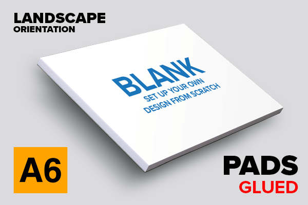 A6 NCR Pads Template – Blank