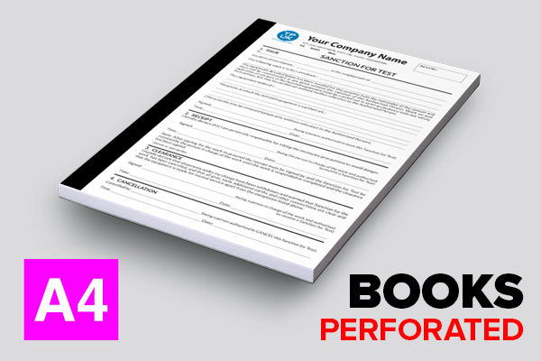 Electrical — Sanction for Test — A4 Perforated & Stapled BOOKS