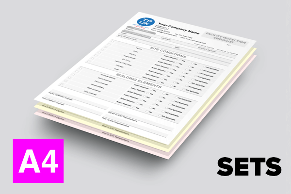 Facility Inspection Checklist Template — A4 — SETS