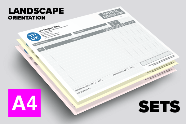 Material Requisition (Version 1) — A4 — SETS