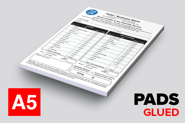 Guest Laundry Lists – A5 PADS